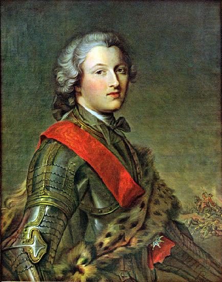 Jjean-Marc nattier Portrait of Pierre Victor Besenval de Bronstatt commander of the Swiss Guards in France. oil painting picture